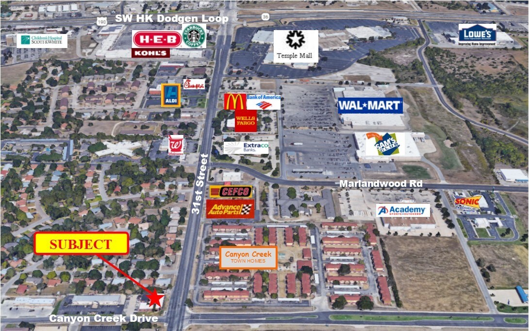 4016 S 31st St, Temple, TX 76502 Office for Lease