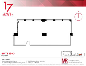 17 N State St, Chicago, IL for lease Floor Plan- Image 1 of 4