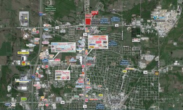 2600 N Commerce, Ardmore, OK - aerial  map view