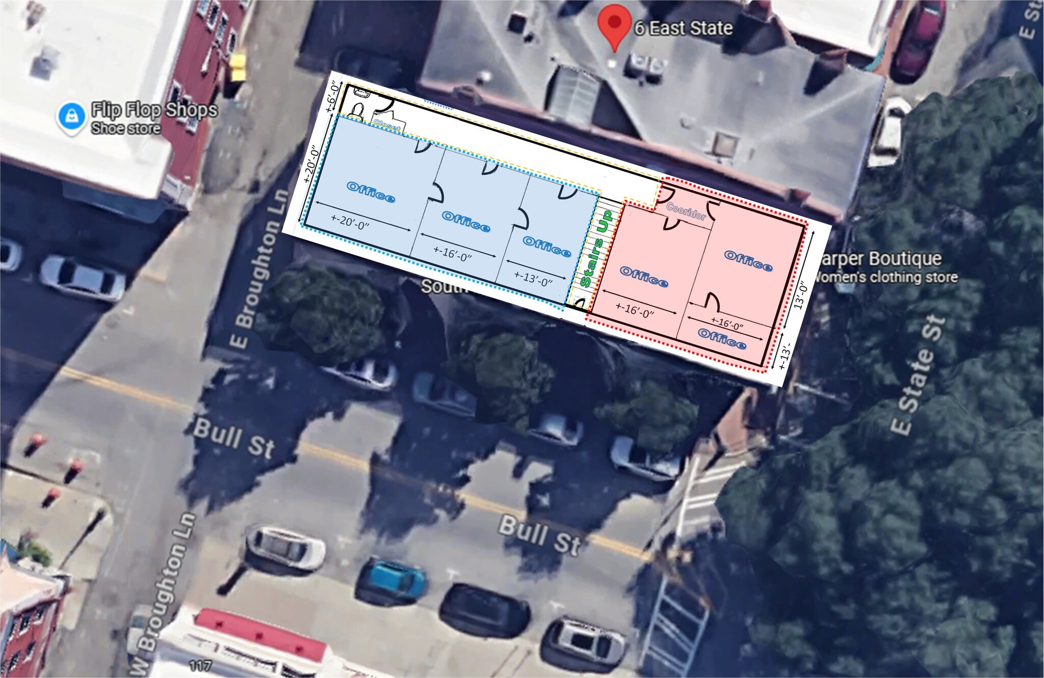 110-118 Bull St, Savannah, GA for lease Floor Plan- Image 1 of 9