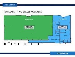 702-710 2nd St, Davis, CA for lease Floor Plan- Image 2 of 2