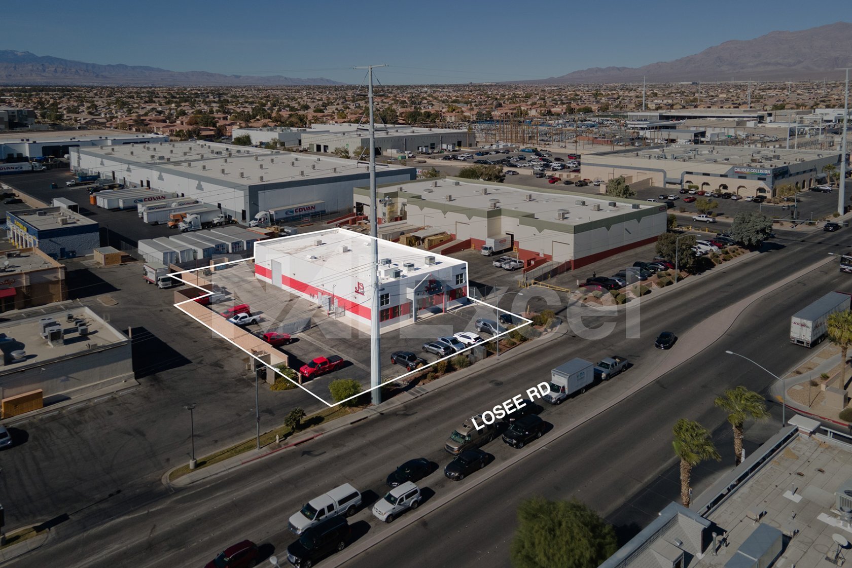 4429 Losee Rd, North Las Vegas, NV for sale Aerial- Image 1 of 21