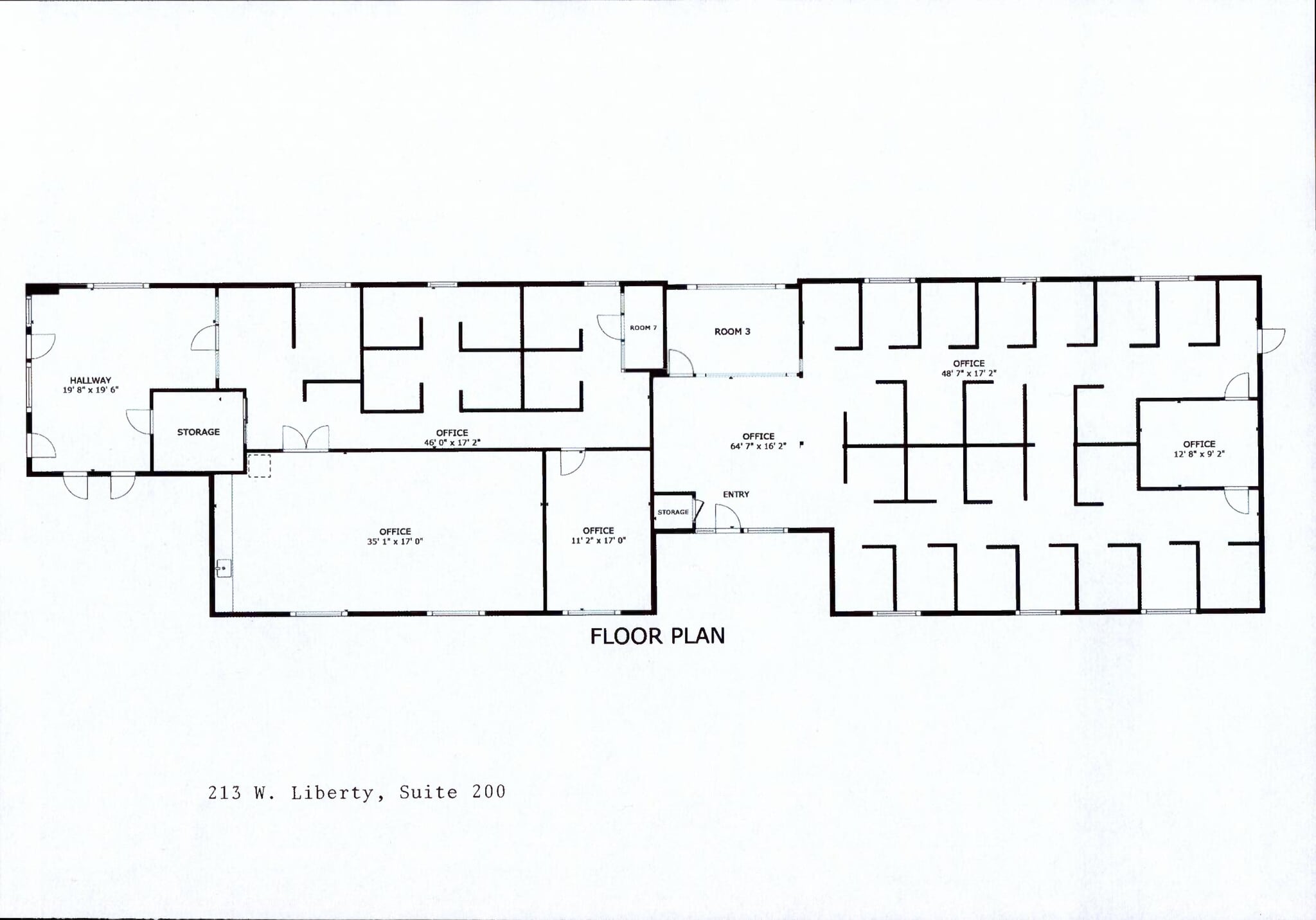 213-215 W Liberty St, Ann Arbor, MI for lease Site Plan- Image 1 of 1