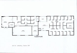 213-215 W Liberty St, Ann Arbor, MI for lease Site Plan- Image 1 of 1