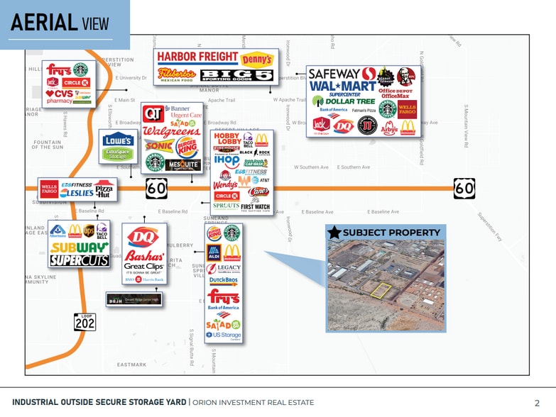 Ironwood Dr, Apache Junction, AZ for sale - Aerial - Image 2 of 2