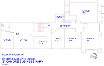 32244 Paseo Adelanto, San Juan Capistrano, CA for lease Floor Plan- Image 2 of 2