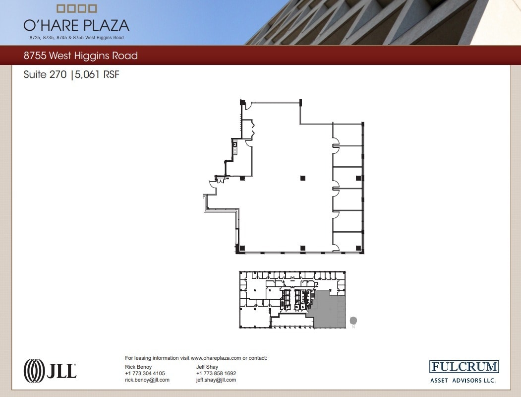 8725 W Higgins Rd, Chicago, IL for lease Floor Plan- Image 1 of 1