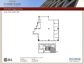 8725 W Higgins Rd, Chicago, IL for lease Floor Plan- Image 1 of 1