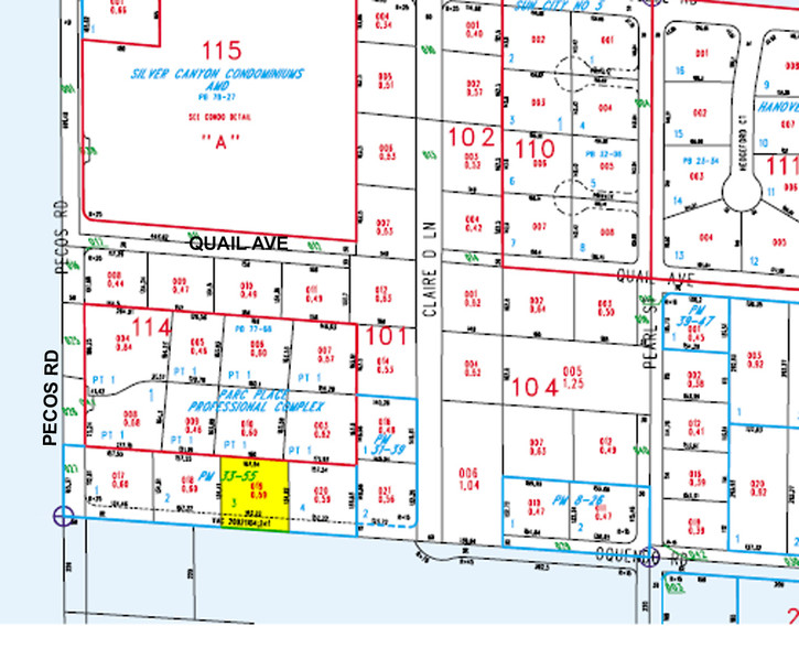 5858 S Pecos Rd, Las Vegas, NV for sale - Plat Map - Image 1 of 1