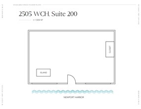 2507 W Coast Hwy, Newport Beach, CA for lease Floor Plan- Image 1 of 1