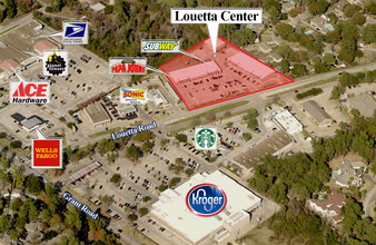 13040 Louetta Rd, Cypress, TX - aerial  map view