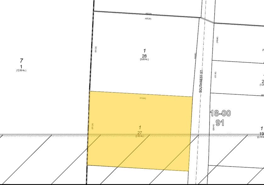 648 Southwest St, High Point, NC for lease - Plat Map - Image 2 of 15