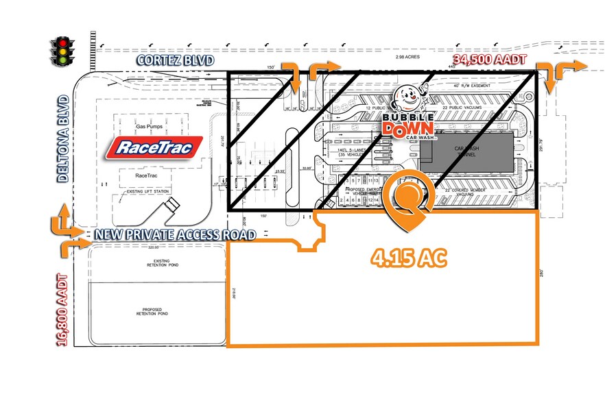 9410 Cortez Blvd, Weeki Wachee, FL for sale - Site Plan - Image 2 of 2