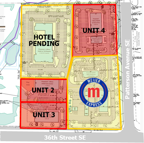 3531 Patterson Ave SE, Kentwood, MI for lease - Site Plan - Image 1 of 4