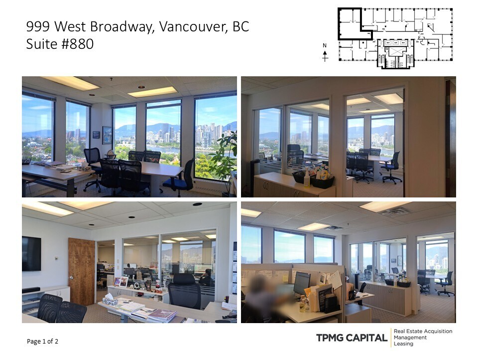 999 W Broadway, Vancouver, BC for lease Interior Photo- Image 1 of 2