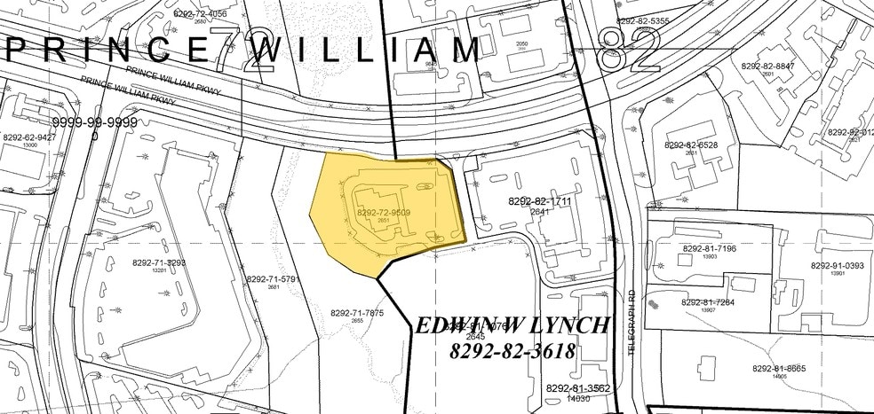 2651 Prince William Pky, Woodbridge, VA for lease - Plat Map - Image 3 of 3