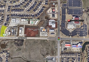 NW 178th St & N Pennsylvania Ave, Edmond, OK - AERIAL  map view - Image1