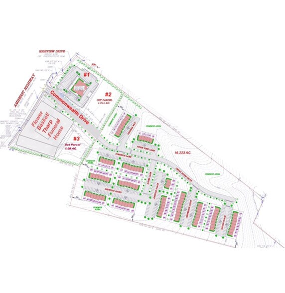 Commonwealth Dr, Madison Heights, VA for sale - Site Plan - Image 1 of 1