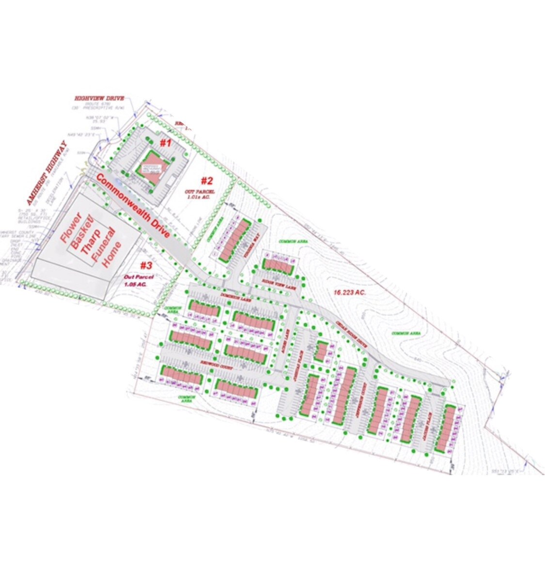 Commonwealth Dr, Madison Heights, VA for sale Site Plan- Image 1 of 1