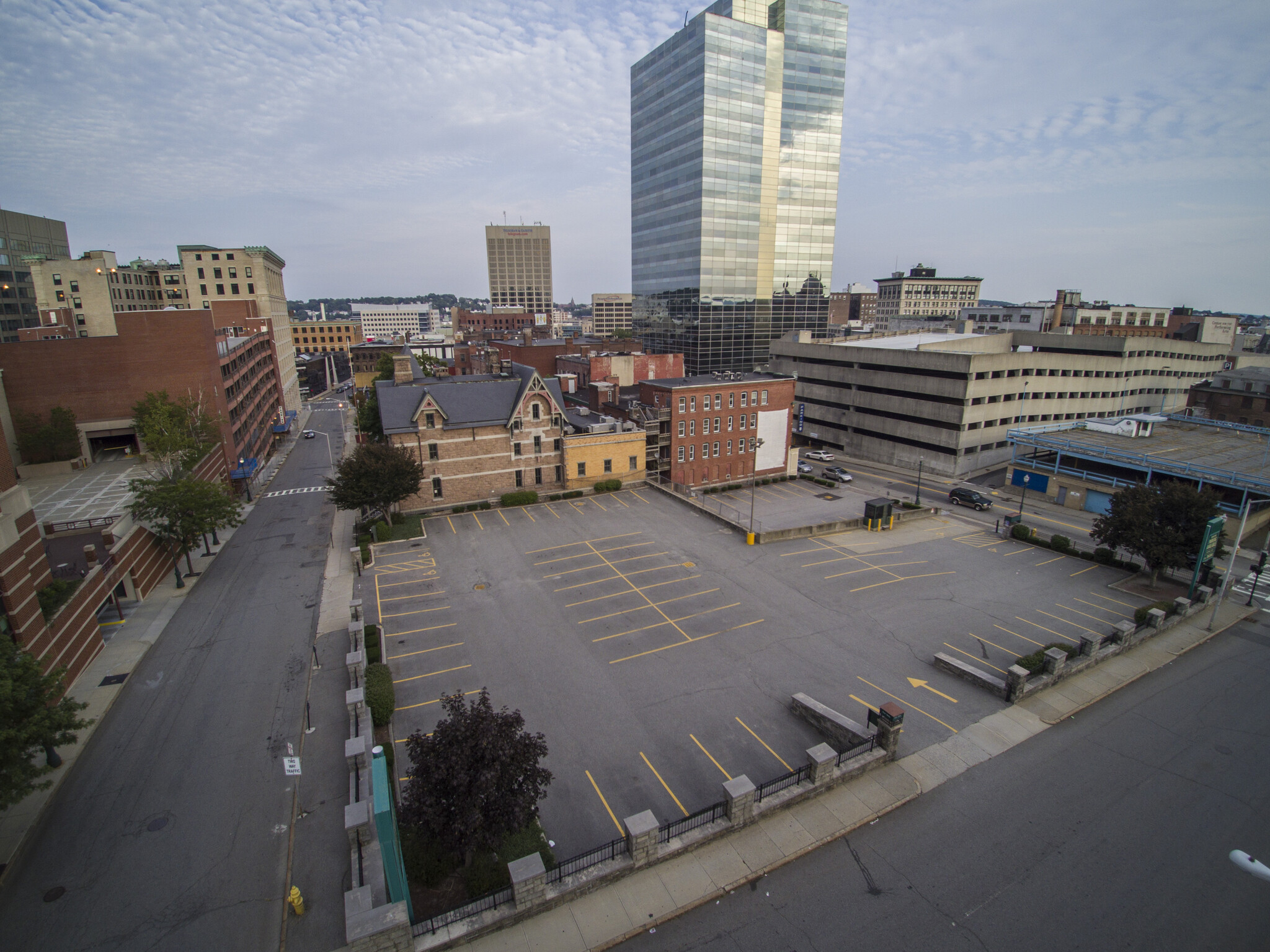 55-61 Pearl St, Worcester, MA for sale Aerial- Image 1 of 3