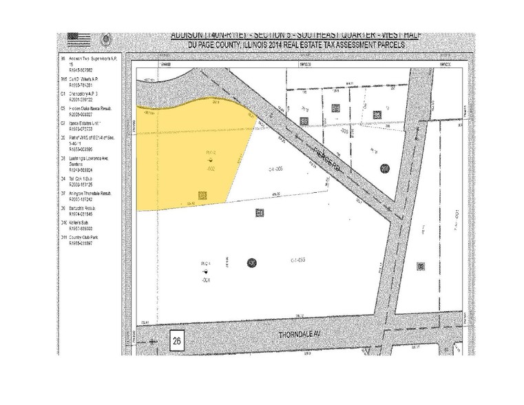 150 E Pierce Rd, Itasca, IL for lease - Plat Map - Image 2 of 18