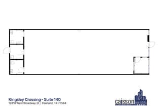 12810 W Broadway St, Pearland, TX for lease Floor Plan- Image 1 of 5