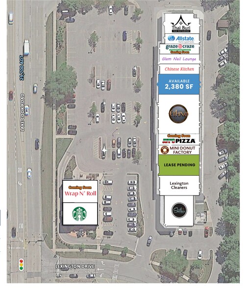 1041-1083 Lake Cook Rd, Wheeling, IL for lease - Building Photo - Image 2 of 2