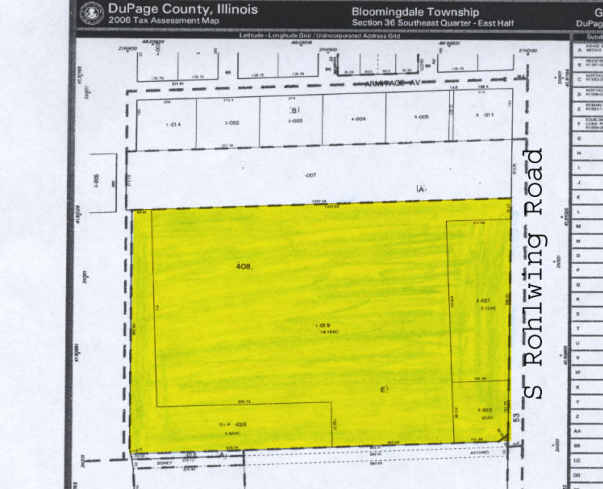 800 S Rohlwing Rd, Addison, IL for sale Plat Map- Image 1 of 1