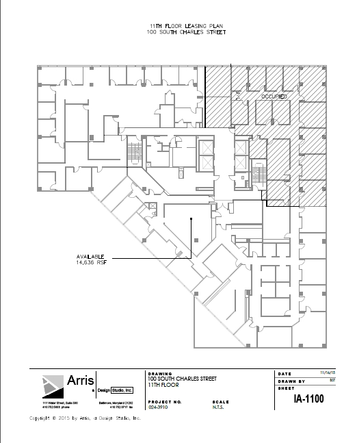 100 S Charles St, Baltimore, MD for lease Floor Plan- Image 1 of 1