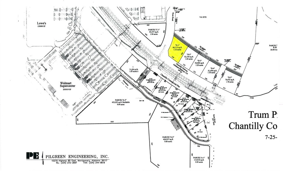 Chantilly Pky, Montgomery, AL for sale - Plat Map - Image 2 of 2