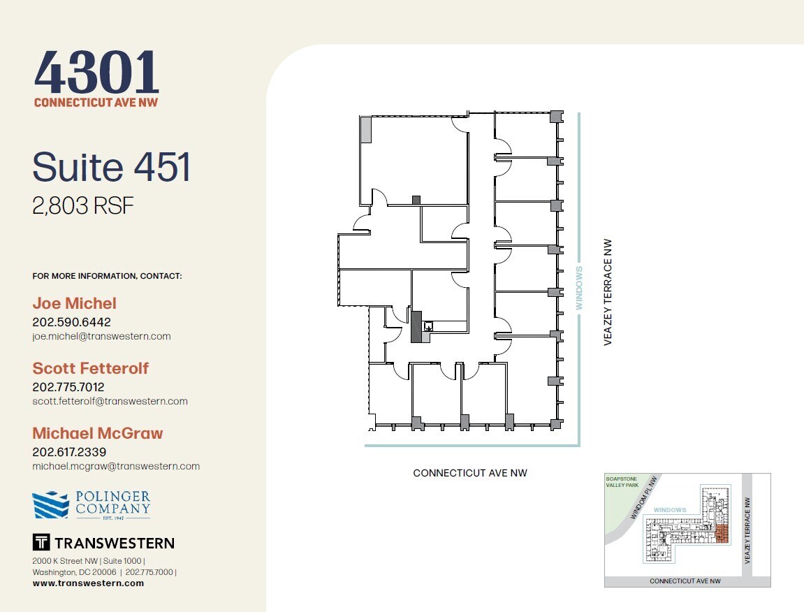 4301 Connecticut Ave NW, Washington, DC for lease Floor Plan- Image 1 of 1