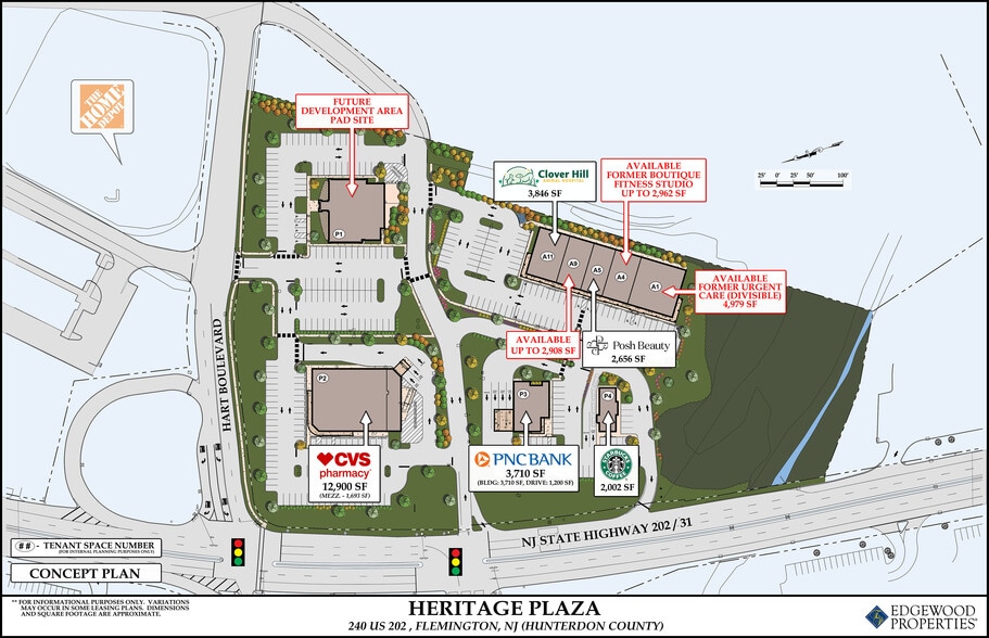 240 Route 202, Flemington, NJ for lease - Site Plan - Image 2 of 13