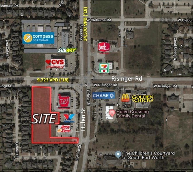 4425 Risinger Rd, Fort Worth, TX for sale - Aerial - Image 1 of 1
