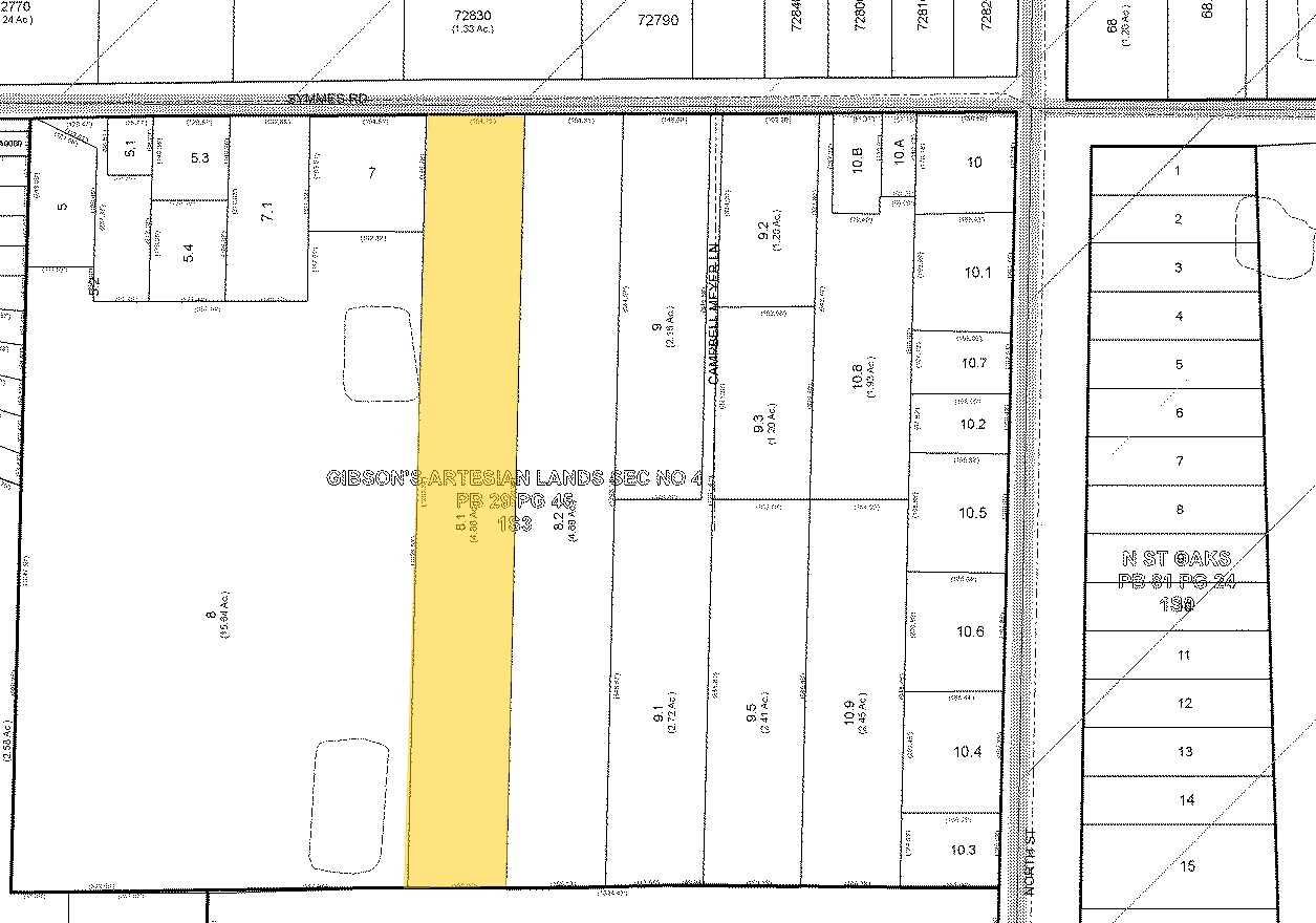 7509 Symmes Rd, Gibsonton, FL for sale Plat Map- Image 1 of 1