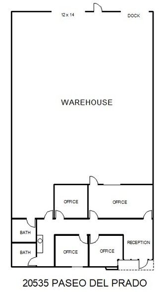 20515-20545 Paseo Del Prado, Walnut, CA for lease - Floor Plan - Image 3 of 3