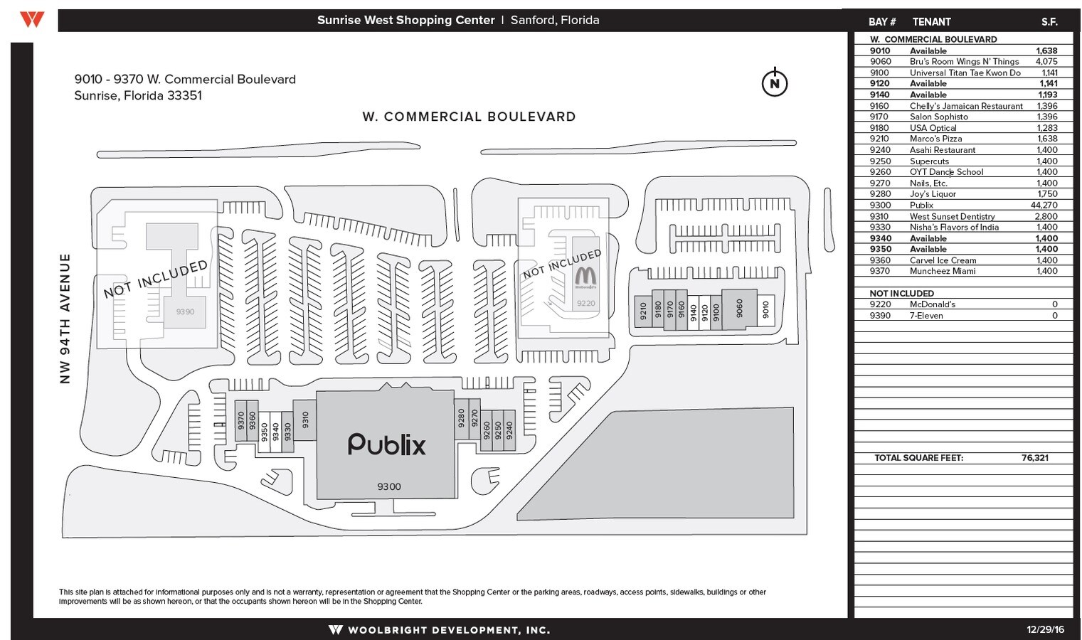 92409370 W Commercial Blvd, Sunrise, FL 33351