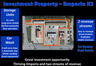 More details for Investment - Car wash and storage units – Specialty for Sale, Emporia, KS