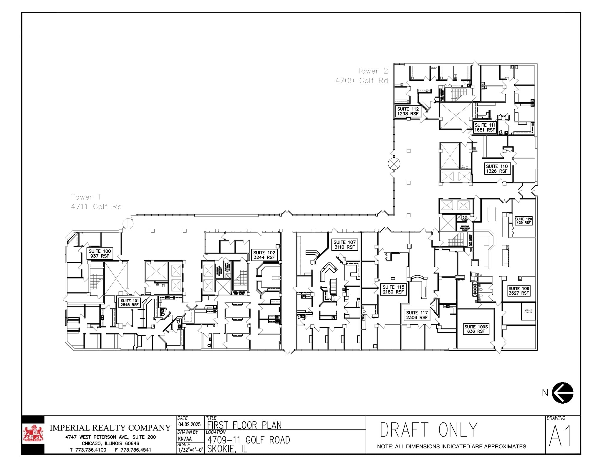 4709-4711 Golf Rd, Skokie, IL for lease Site Plan- Image 1 of 1
