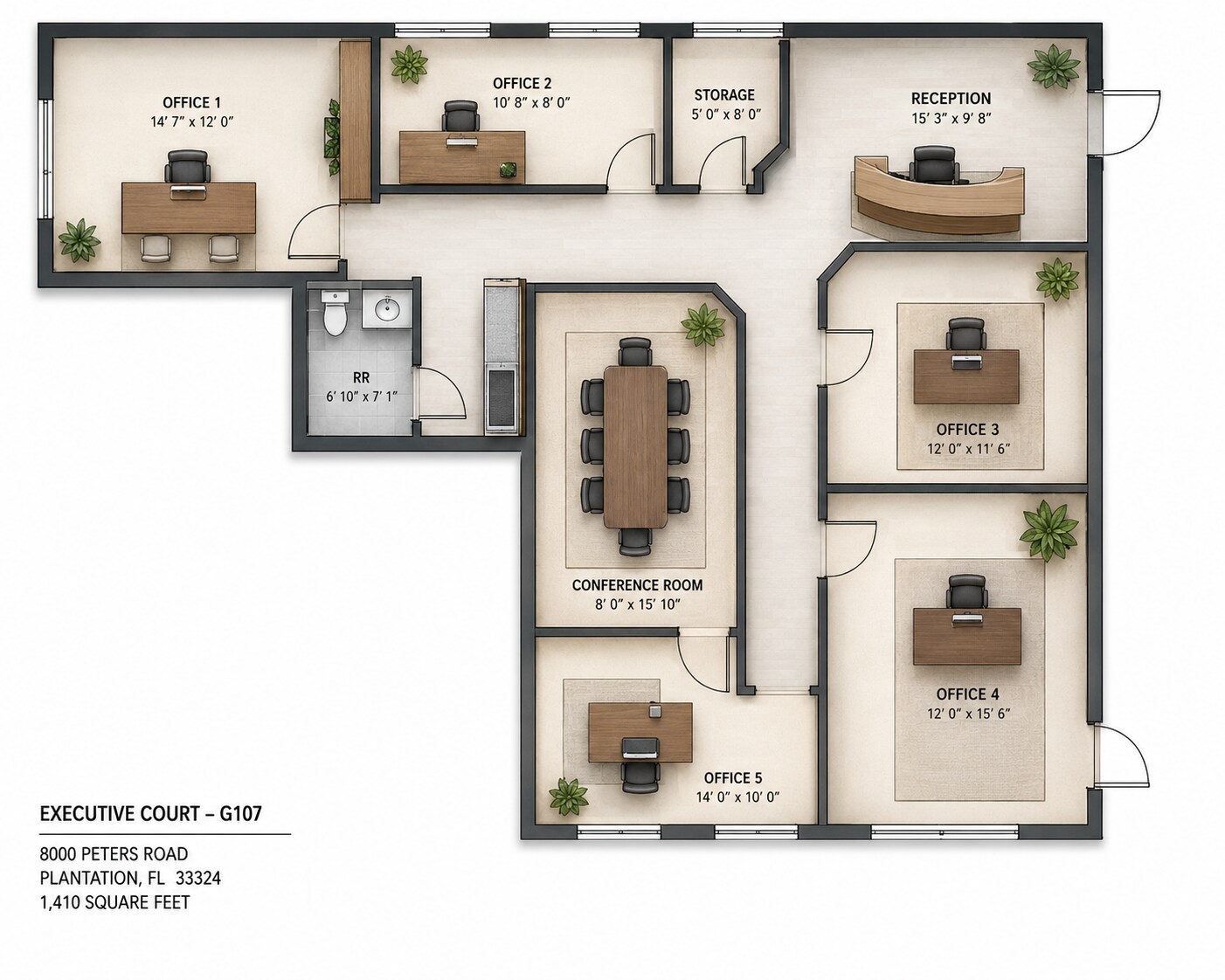 7800 Peters Rd, Plantation, FL for lease Interior Photo- Image 1 of 3