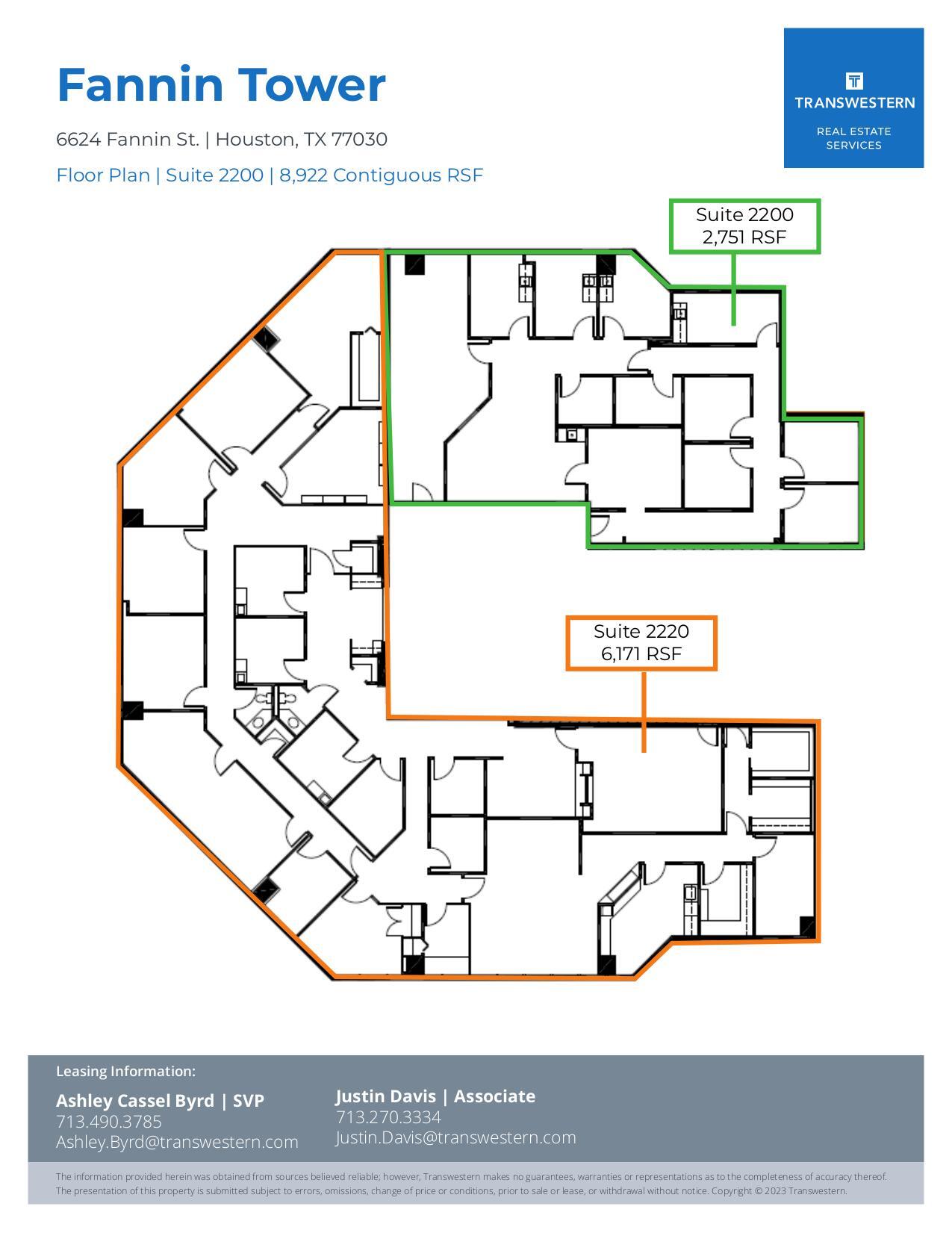 6624 Fannin St, Houston, TX for lease Floor Plan- Image 1 of 1