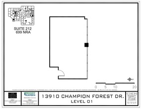 13910 Champion Forest Dr, Houston, TX for lease Floor Plan- Image 1 of 1