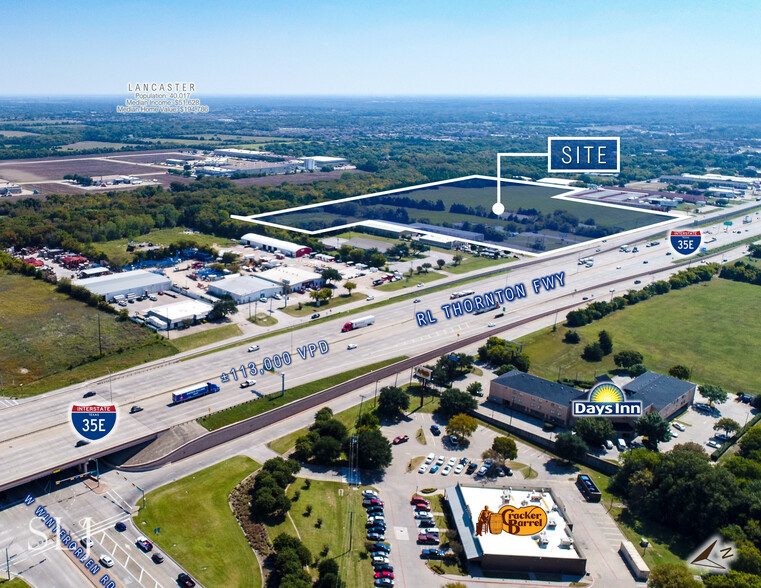 I-35E & W Wintergreen Rd, Lancaster, TX for sale - Primary Photo - Image 1 of 9