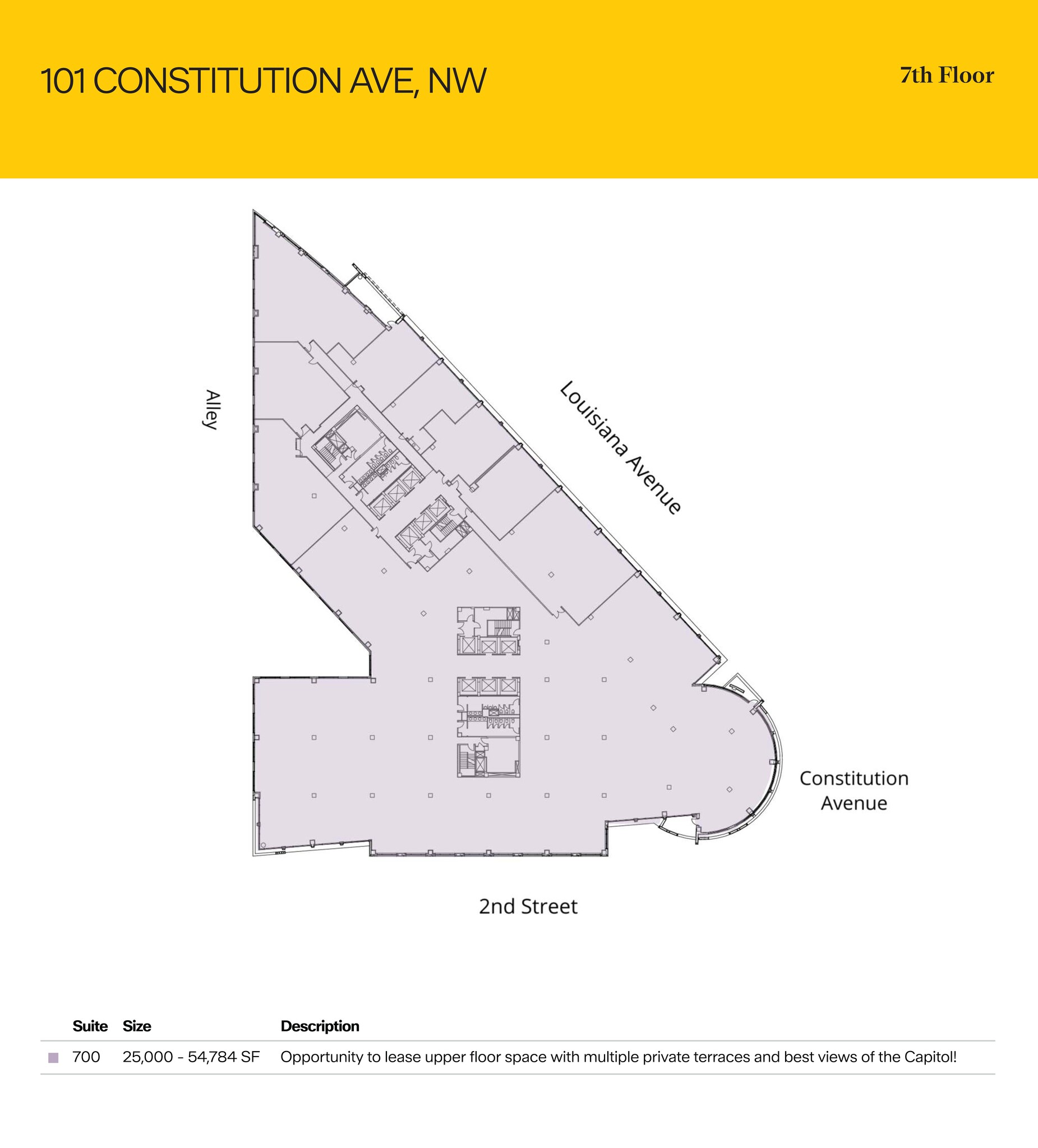 101 Constitution Ave NW, Washington, DC for lease Floor Plan- Image 1 of 1