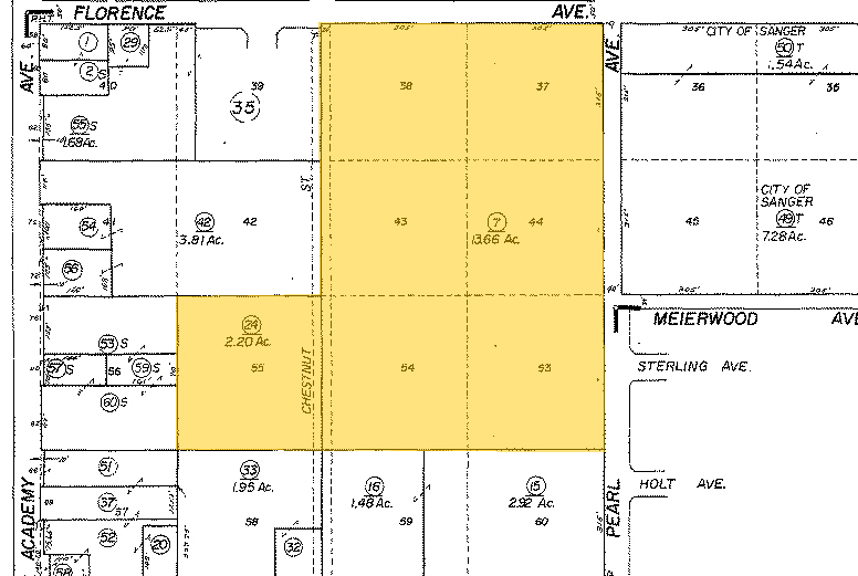 Florence, Sanger, CA 93657 - 15.86 Acres Residential Vacant Land | LoopNet