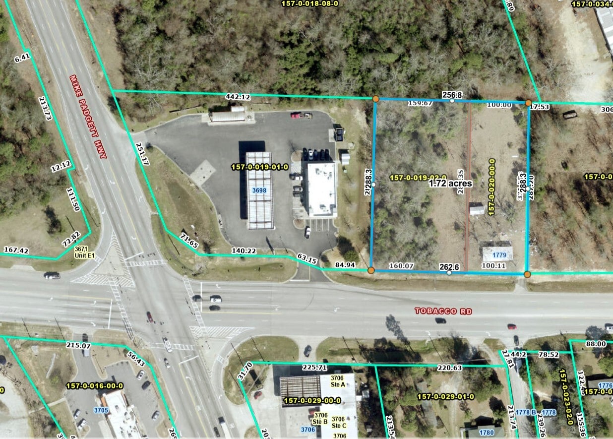 3670 Mike Padgett hwy, Augusta, GA for sale Aerial- Image 1 of 2