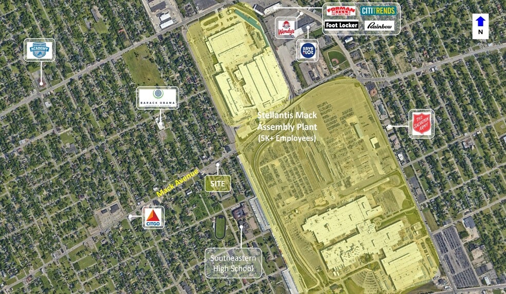 11100 Mack Ave, Detroit, MI for lease - Building Photo - Image 1 of 1