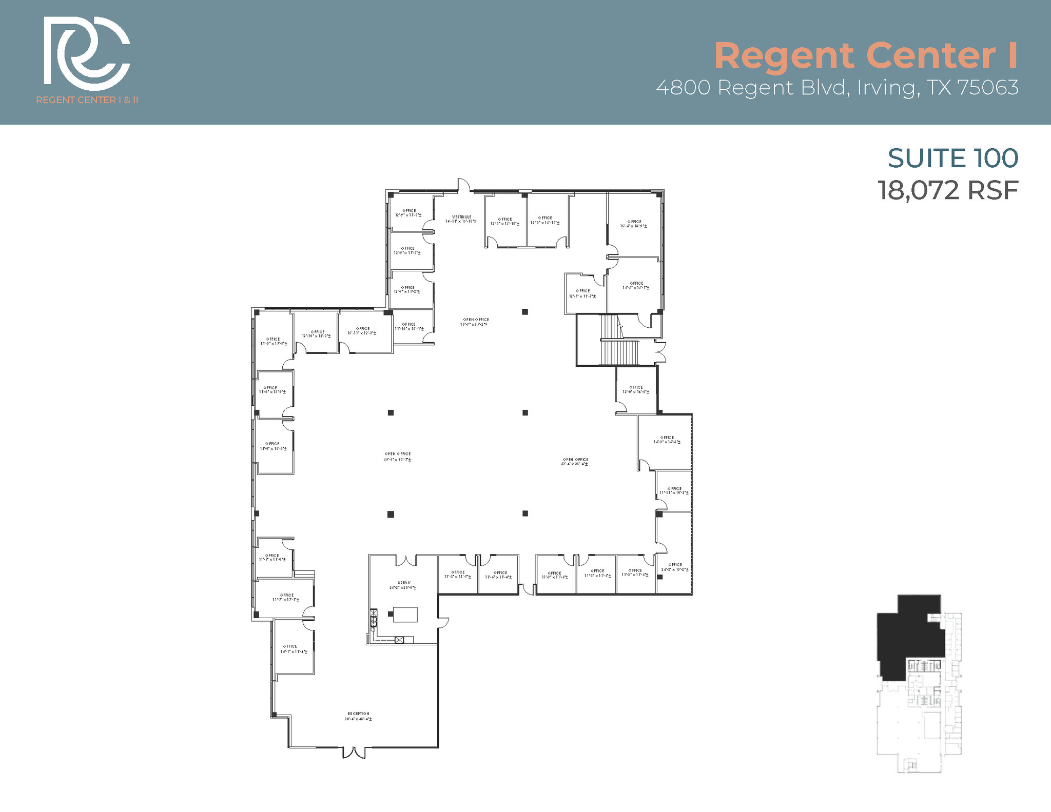 4800 Regent Blvd, Irving, TX for lease Floor Plan- Image 1 of 1