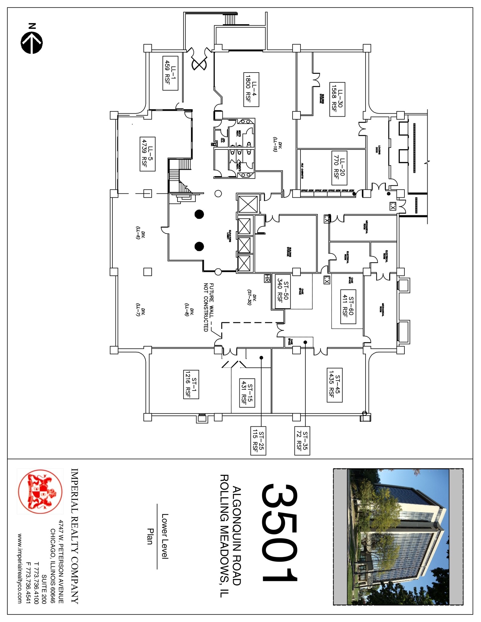 3501 Algonquin Rd, Rolling Meadows, IL for lease Site Plan- Image 1 of 1