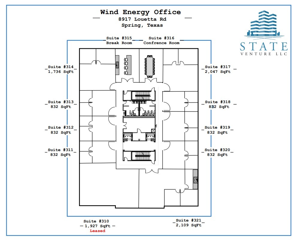 8917 Louetta Rd, Spring, TX for lease Floor Plan- Image 1 of 1