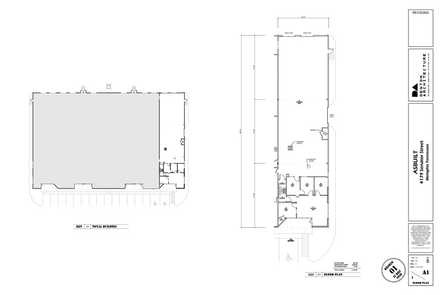 4179-4189 Senator St, Memphis, TN for lease - Floor Plan - Image 2 of 2